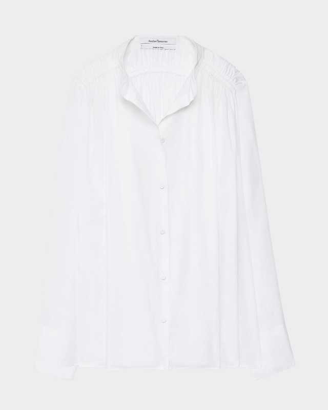 Gathered Voile Blouse